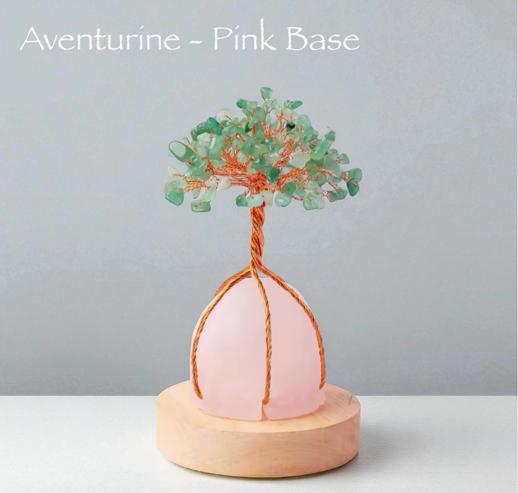 Rooted Crystal Tree on Natural Stone