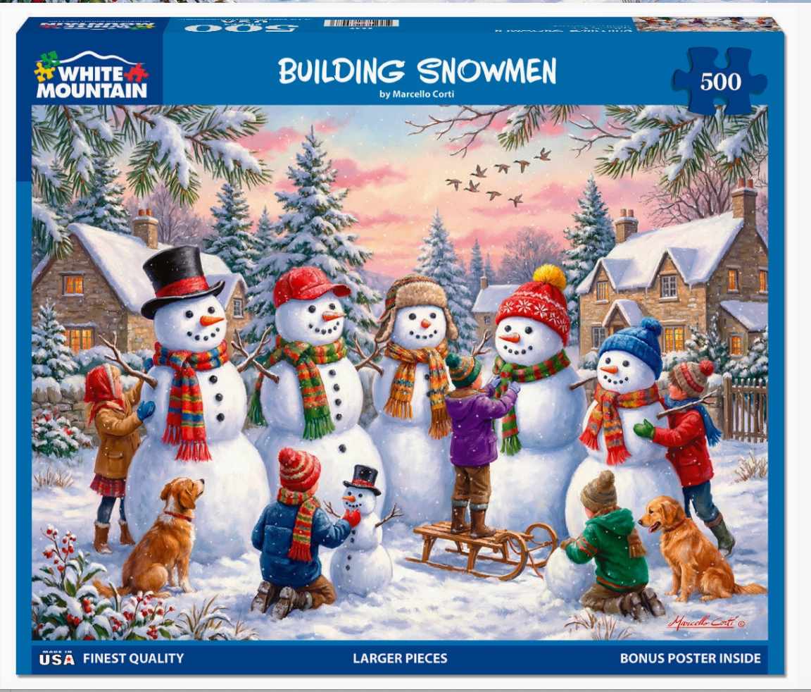 Building Snowman 500 pc