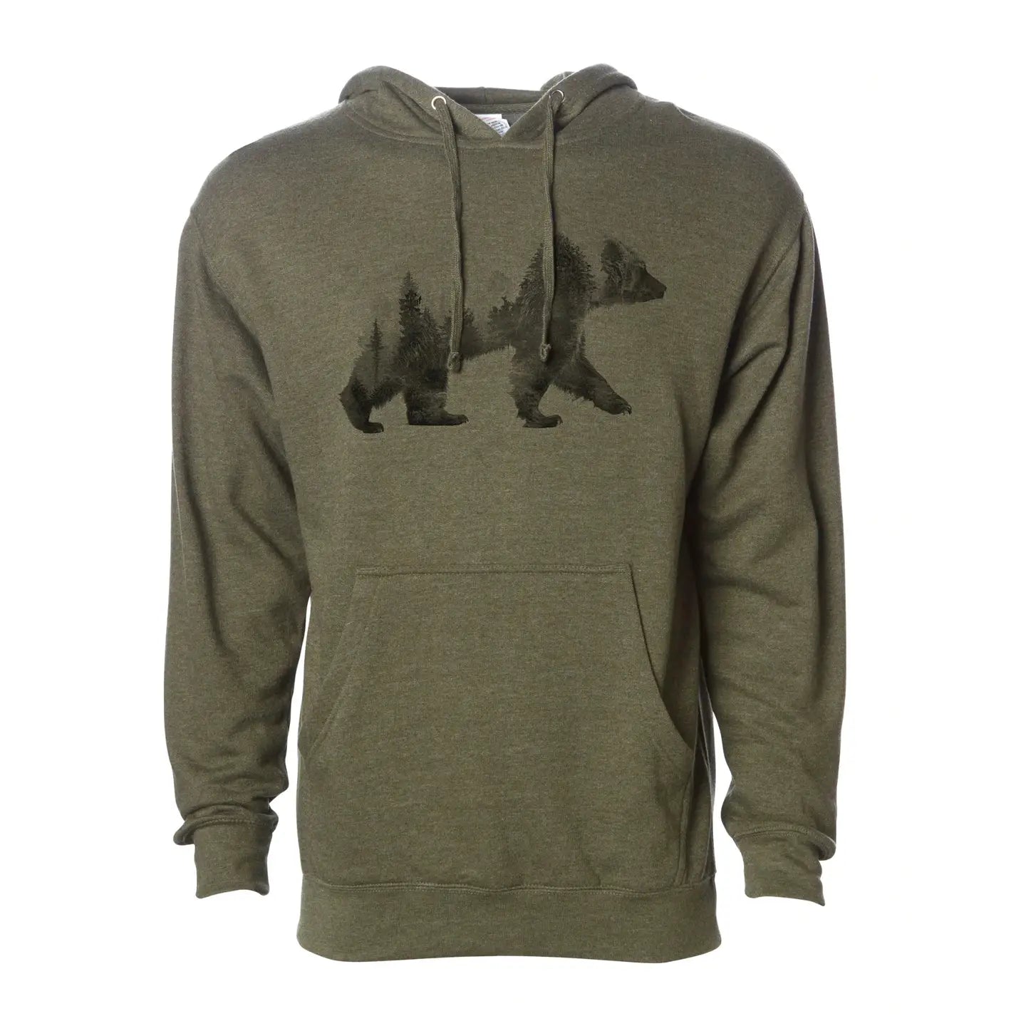 Double Exposure Bear Hoodie