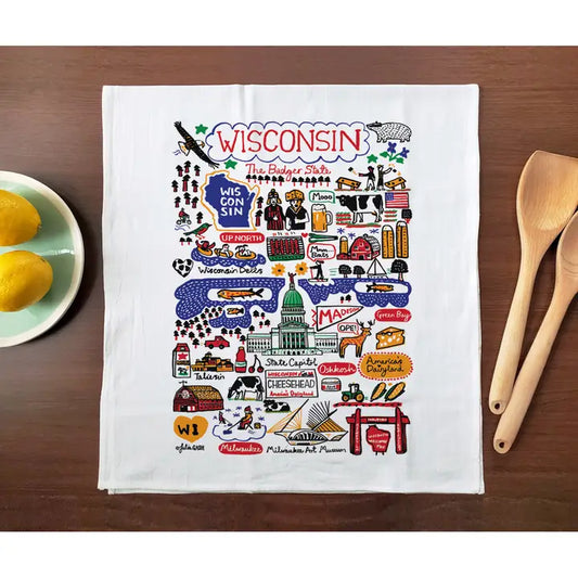 Wisconsin Statescapes Towel