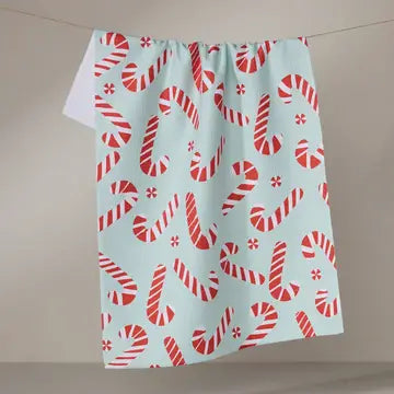 Geometry Tea Towel : Peppermint Twist