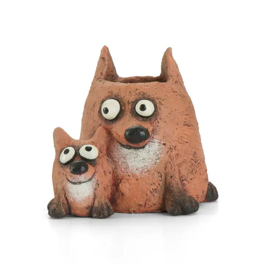 Maddie & Pip Fox Planter