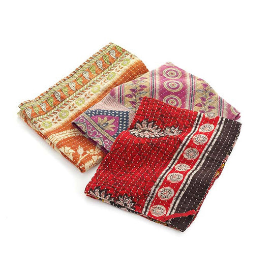 Kantha Dishtowels set/3