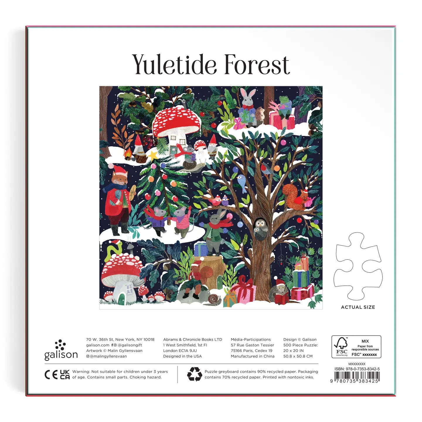 Yuletide Forest Puzzle 500pc