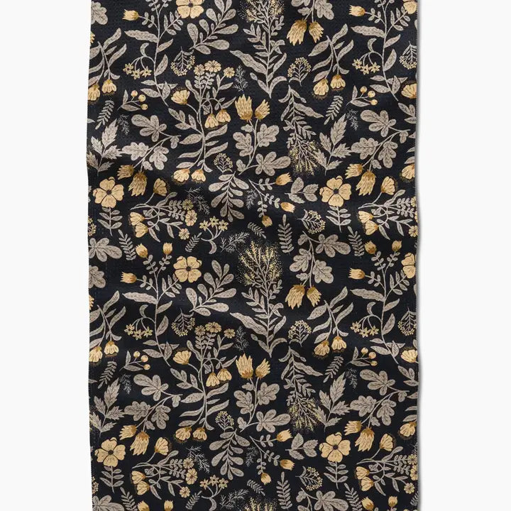 Geometry Tea Towel: Woodland Wildflowers
