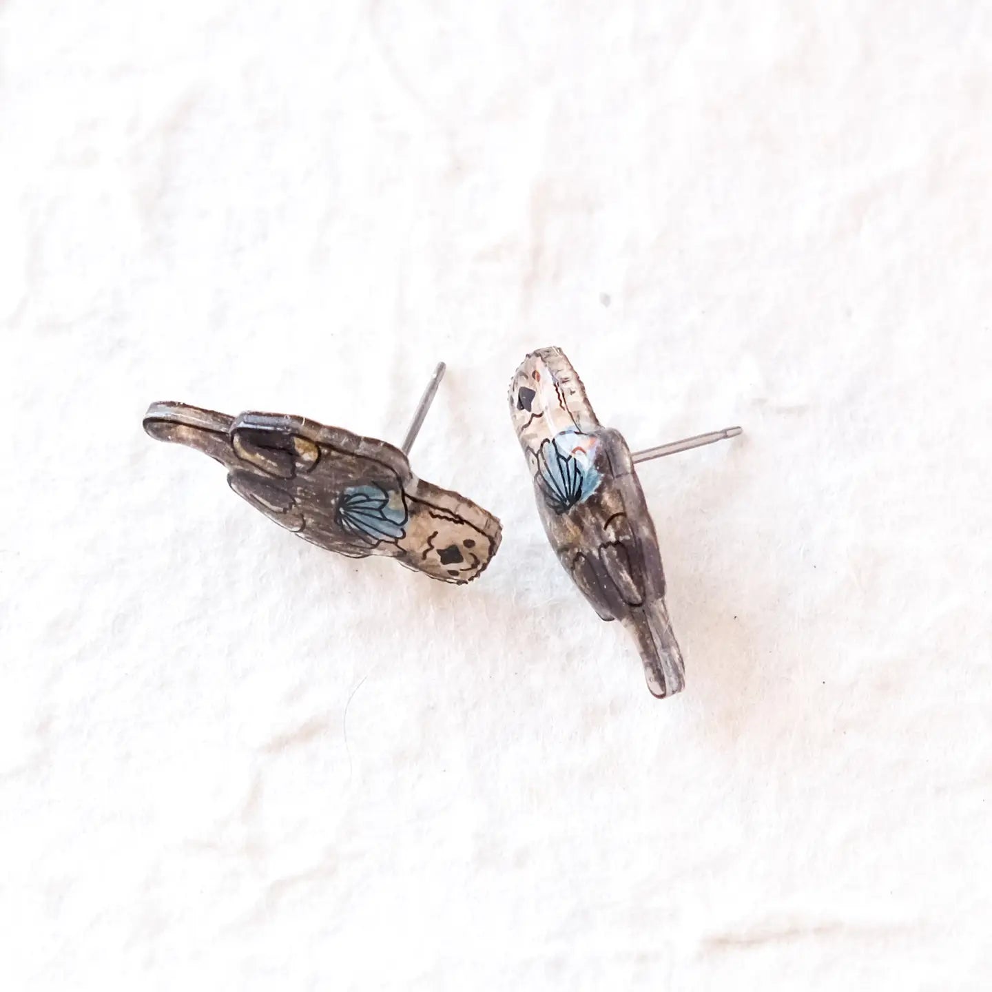 Sea Otter Stud Earrings