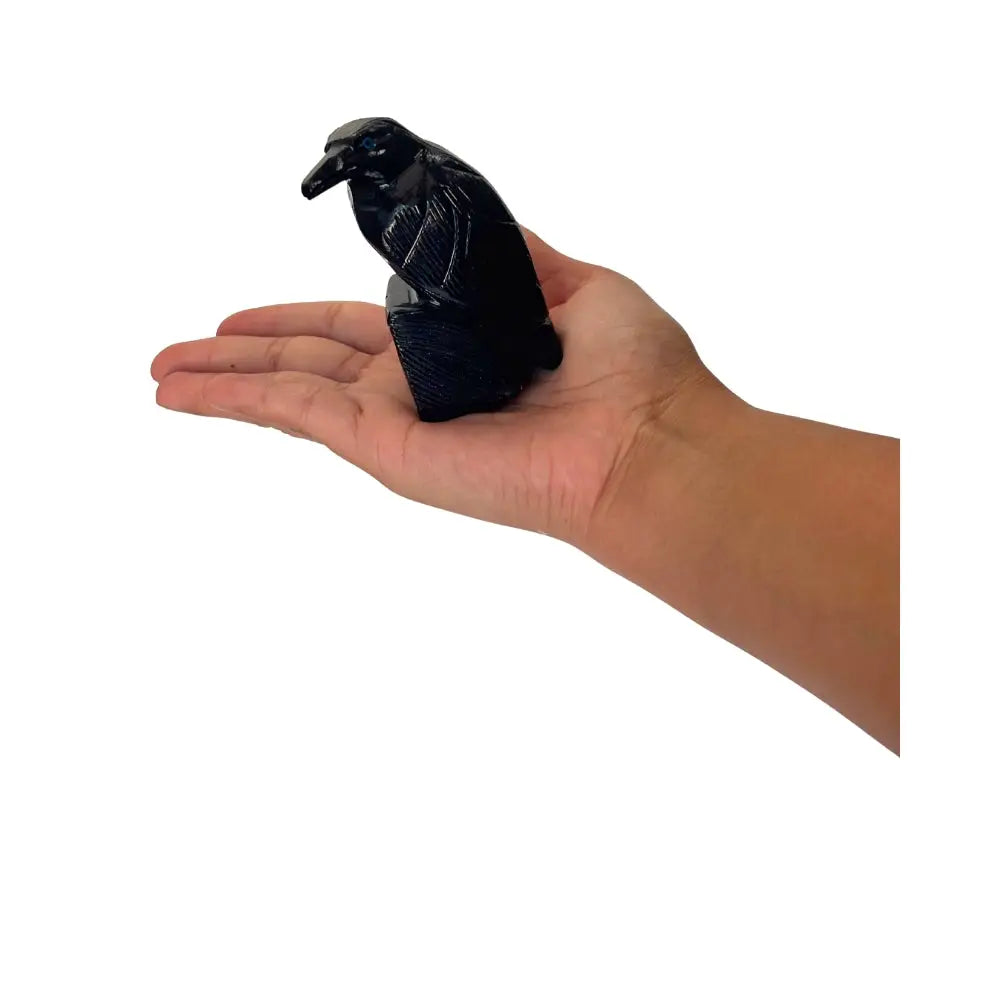 Crystal Animal - Onyx Raven