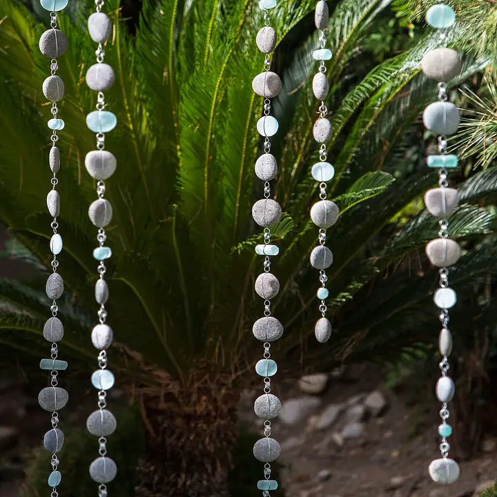 Raindrop Garland Beach Pebbles 6'