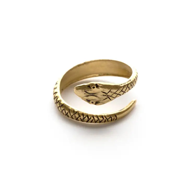 Ophidian Ring- Gold