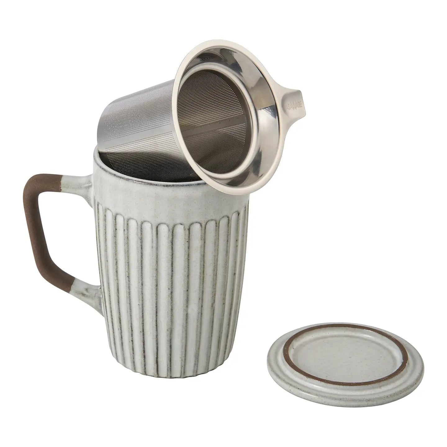 Tea Infuser Mug - Shell