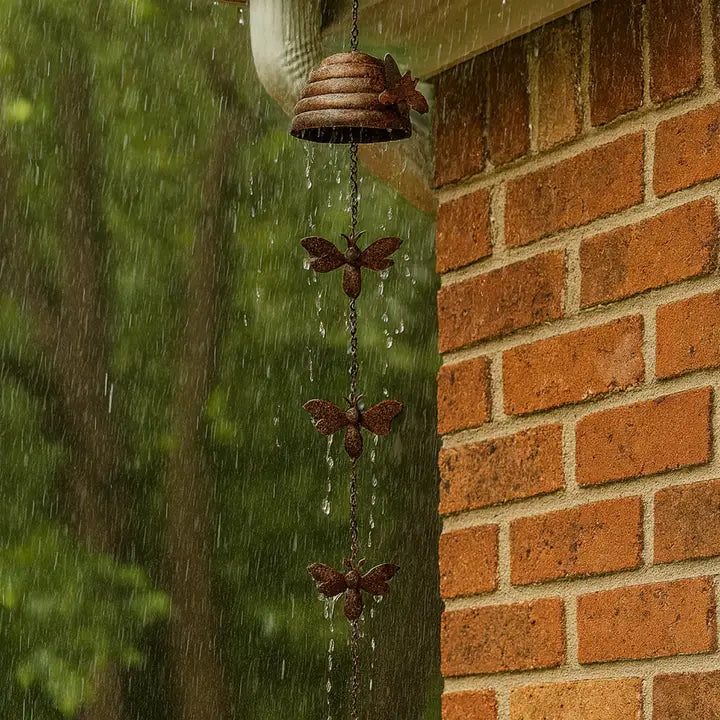 Bumblebee Rain Chain 7 foot
