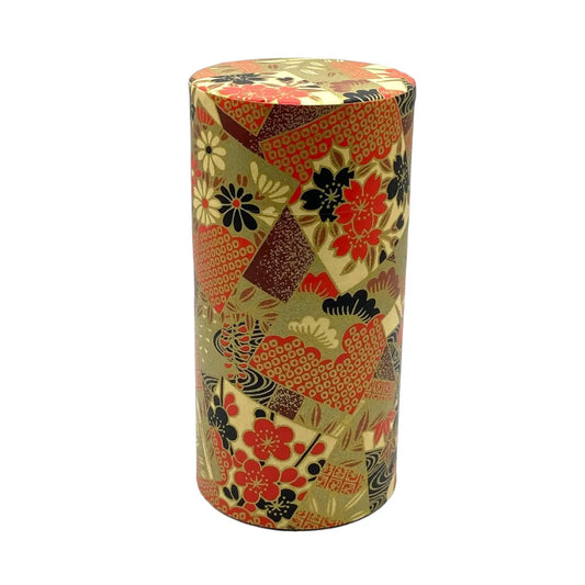 Tea Canister Ogone Golden Painting 7oz