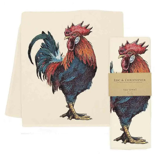 Rooster Tea Towel
