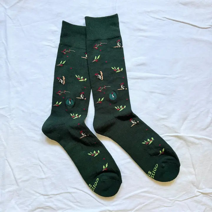 Socks That Protect Woodpeckers