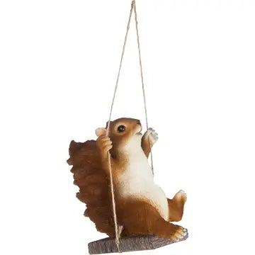 Squirrel on Swing