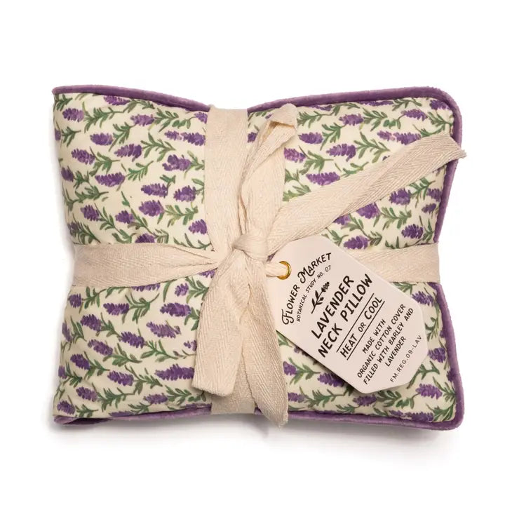 Lavender Neck Pillow Organic Cotton