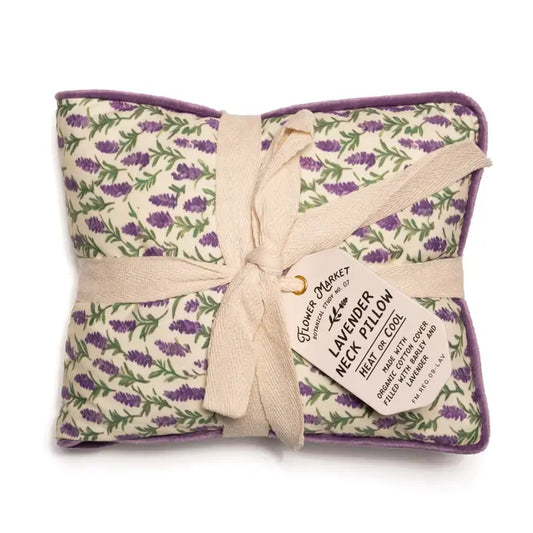 Lavender Neck Pillow Organic Cotton