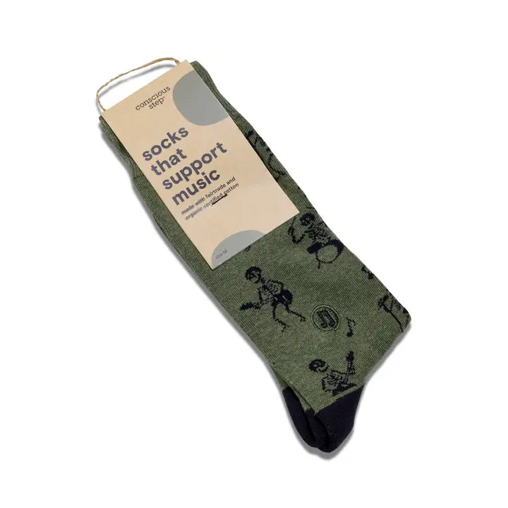 Socks That Support Music Skeletons