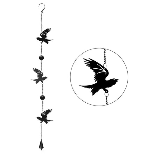 Raven Metal Hanging Decoration