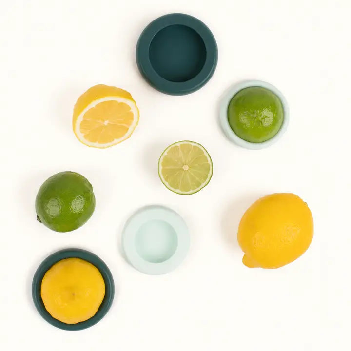 Reusable Silicone Citrus Savers - Forest Mint