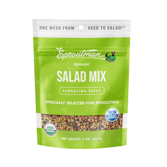 Organic Salad Mix Sprouting Seeds 3oz