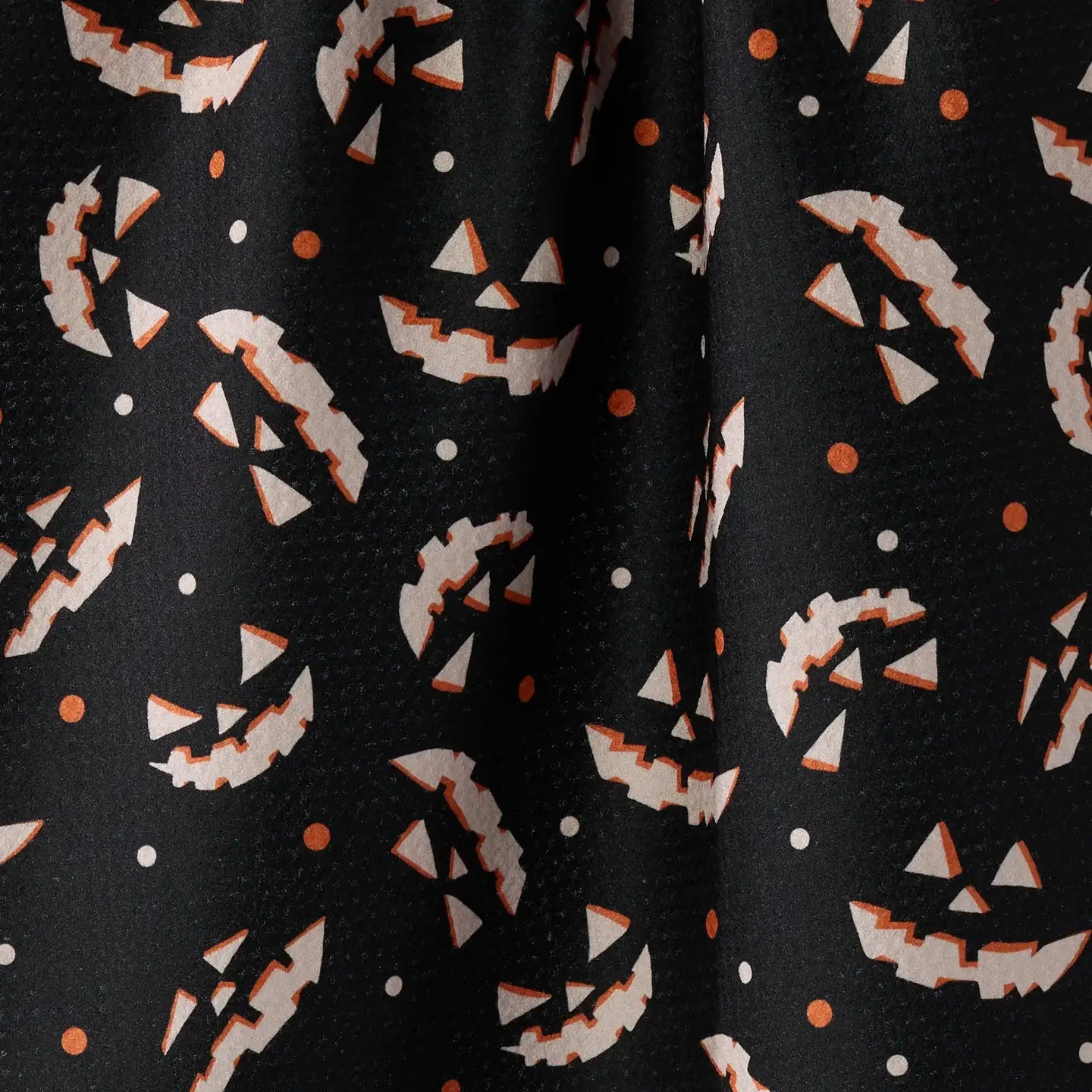 Geometry Tea Towel: Haunted Grin