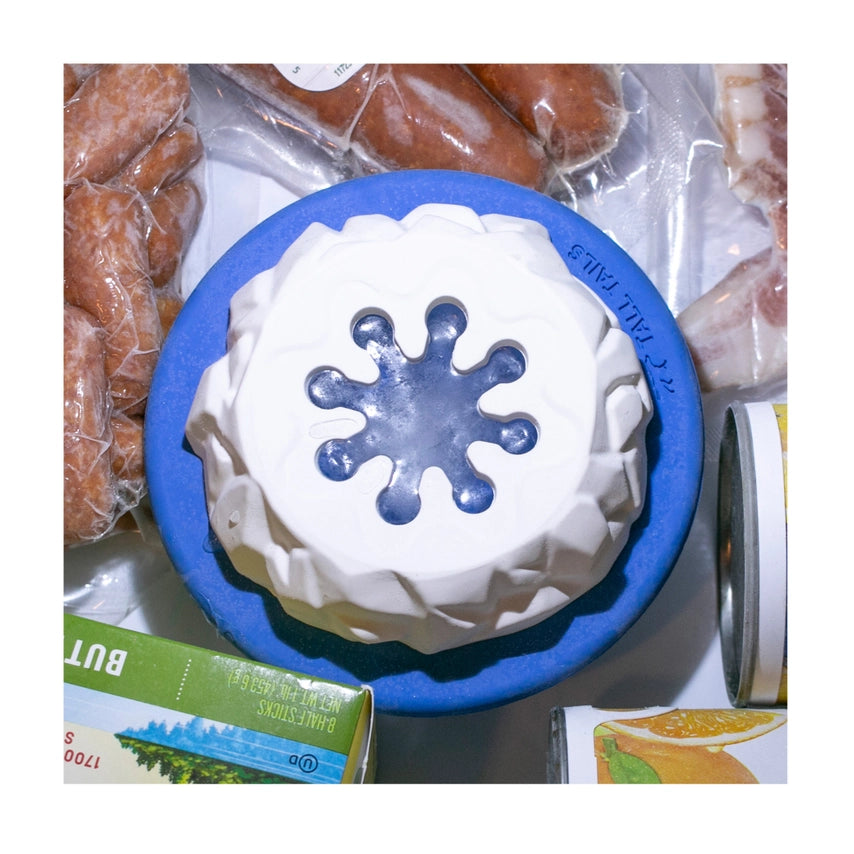 Natural Rubber Polar Bear Freezable Reward Dog Toy