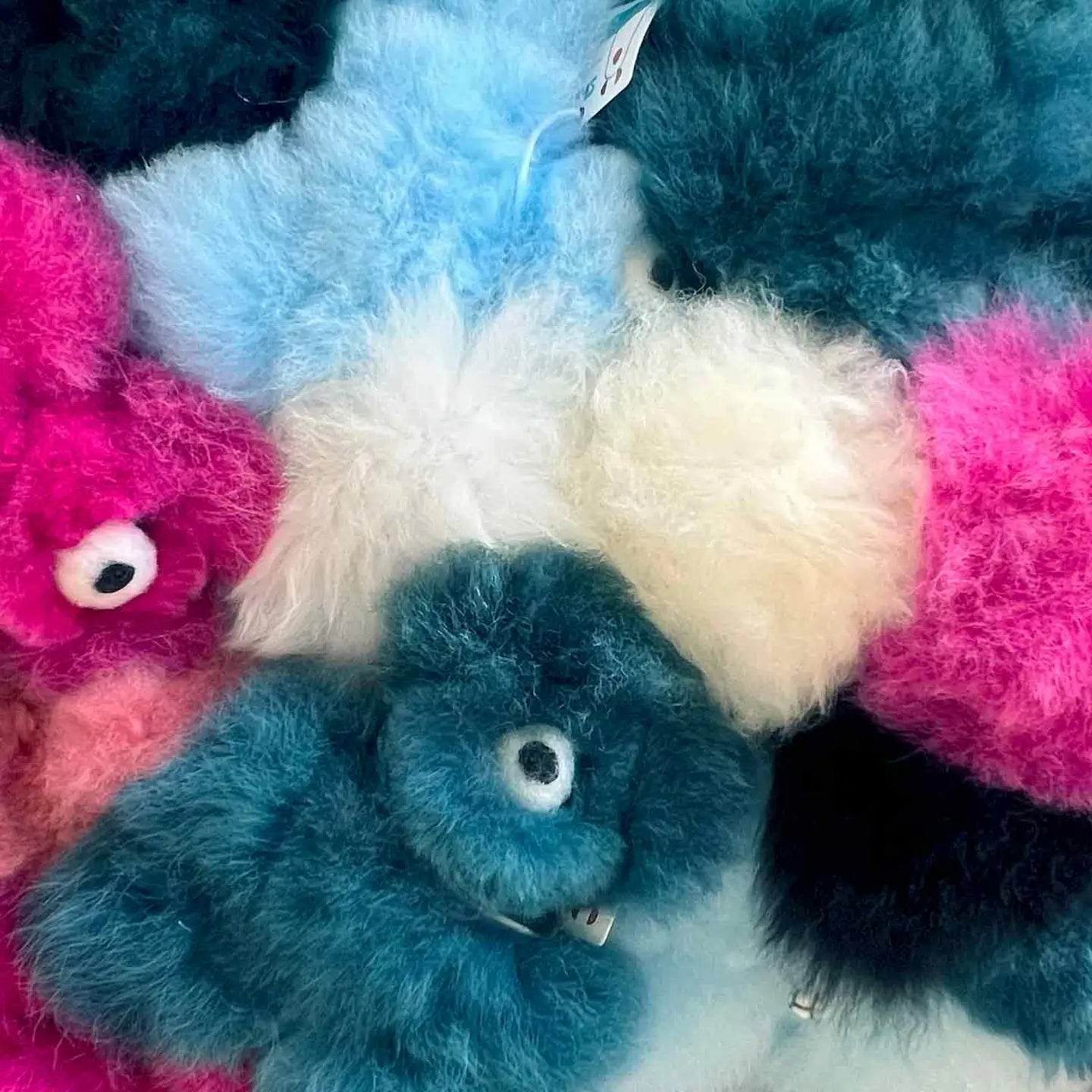 Alpaca Keychain Colorful Bear - Micro 7"