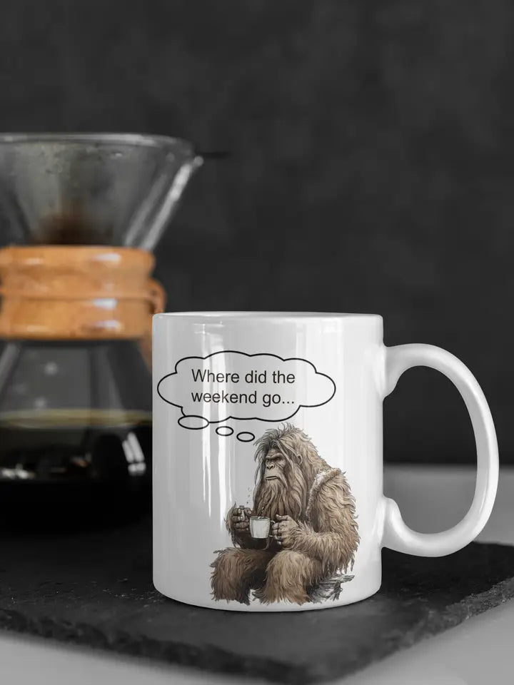 Bigfoot Thought Coffee Mug