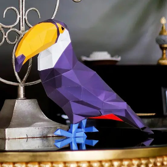 Papercraft Toucan 3D Origami