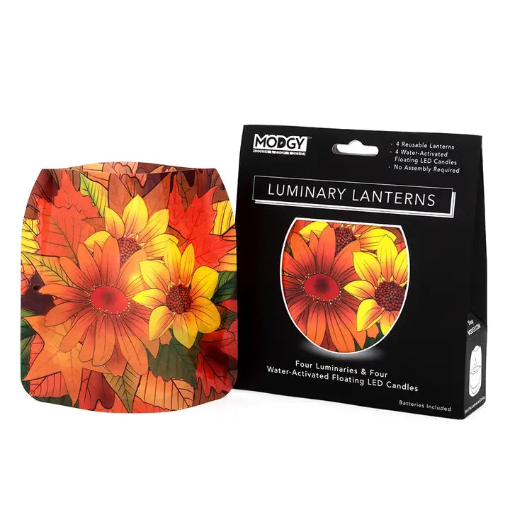 Thankfall Autumn/Thanksgiving Expandable Luminaries 4pk