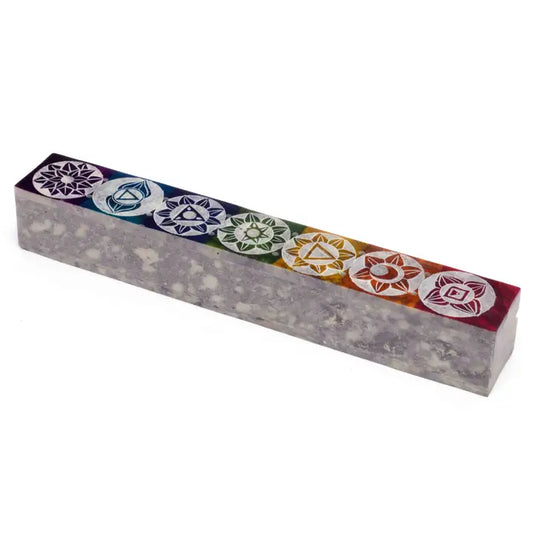 Chakra 7 Stone Incense Burner Box