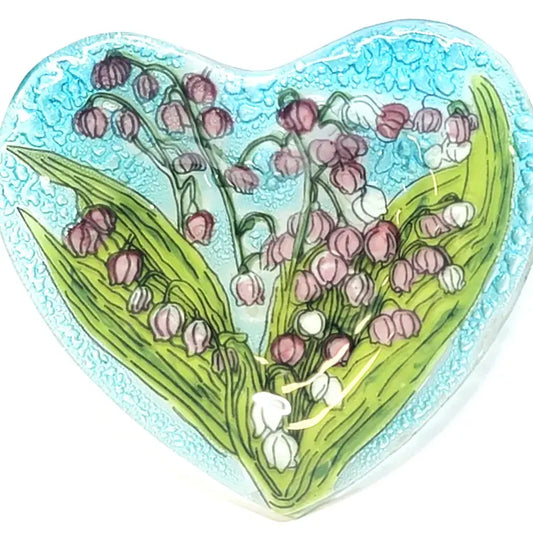 Heart Shape Dish -Lily of the Valley