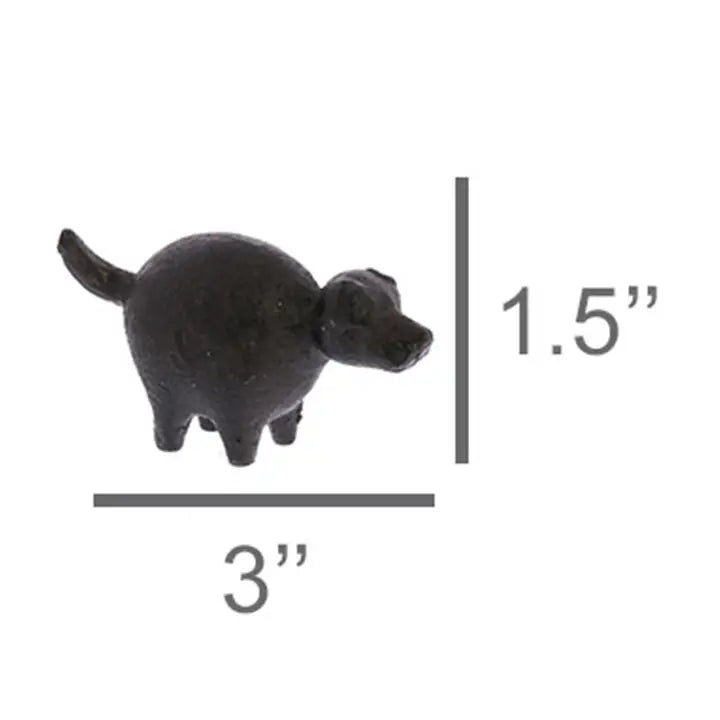 Botero Critter Dog, Cast Iron - Brown