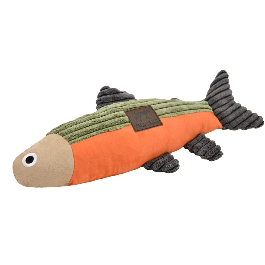 Plush Fish Squeaker Dog Toy 12"