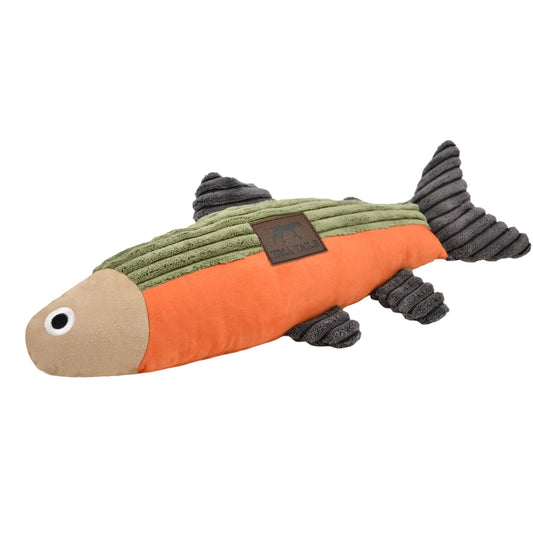 Plush Fish Squeaker Dog Toy 12"