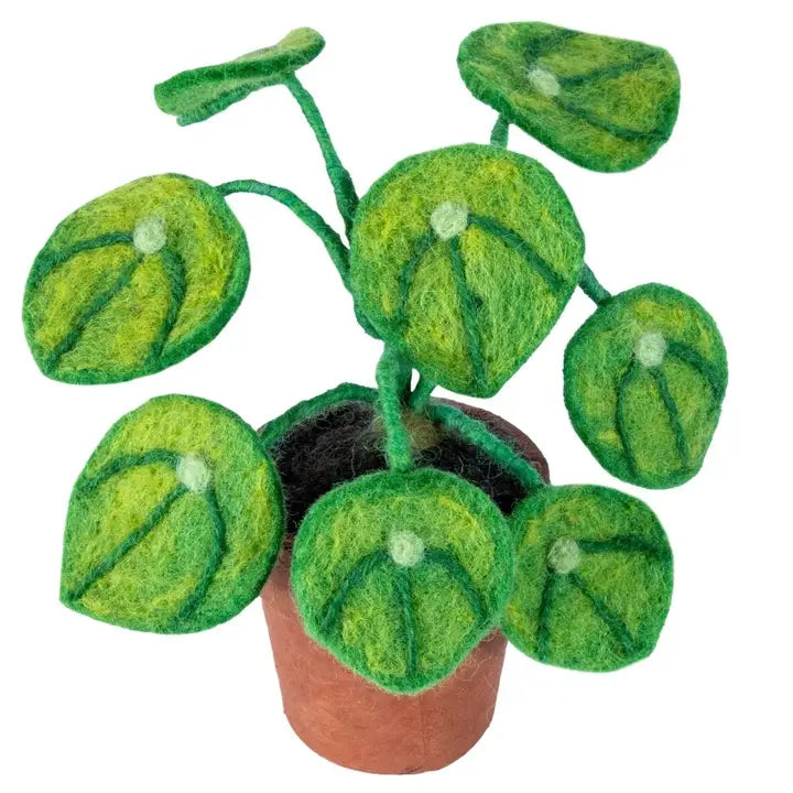 Felted Wool Money Plant