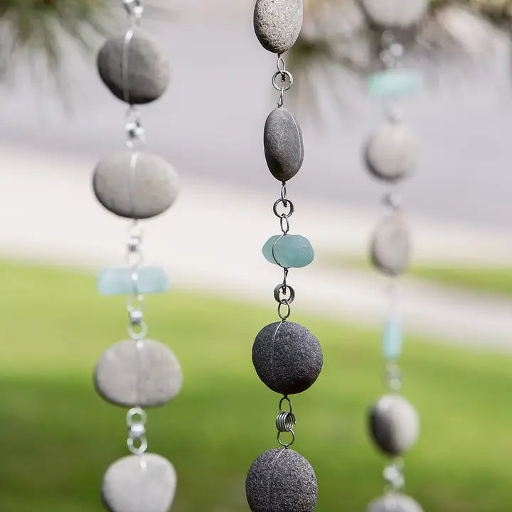 Raindrop Garland Beach Pebbles 6'