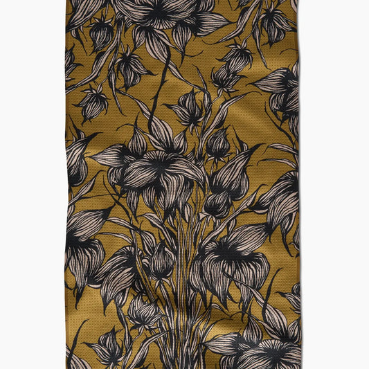 Geometry Tea Towel: Stay Saffron