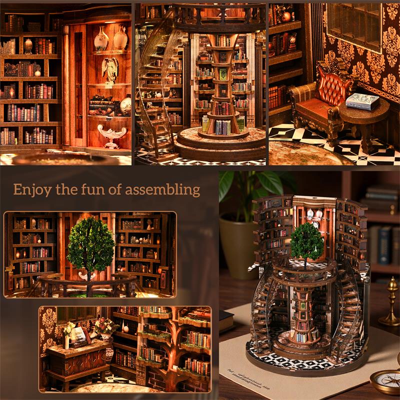 DIY Miniature House Kit: Tree of Knowledge