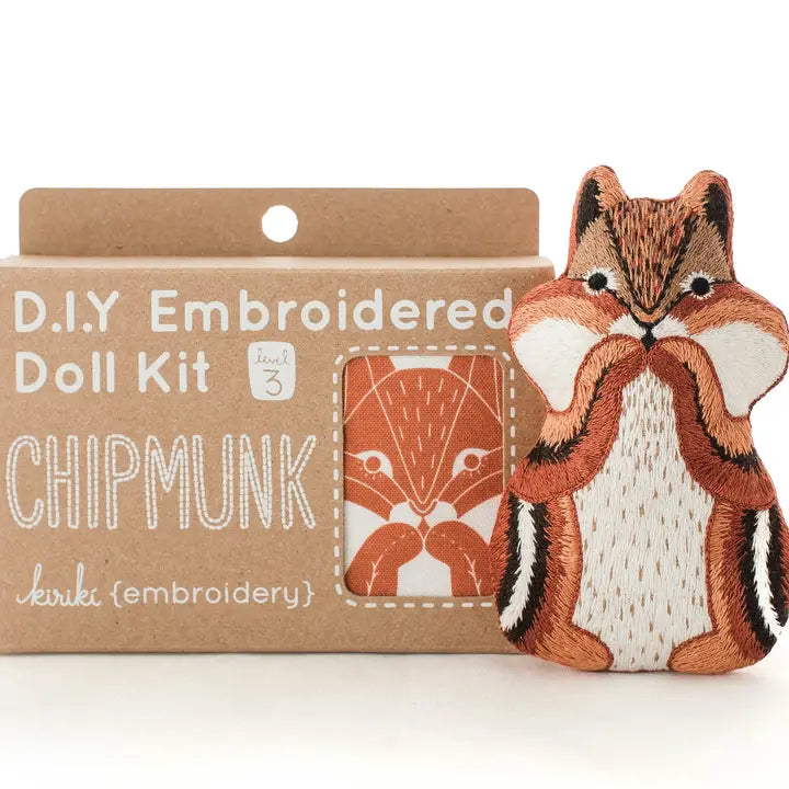 Embroidery Kit - Chipmunk