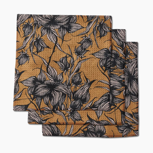 Geometry Dishcloth Pack: Stay Saffron