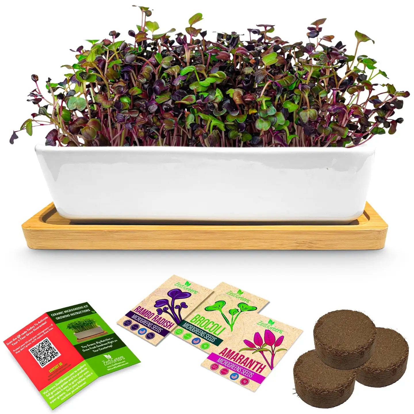 Ceramic Microgreens Growing Kit