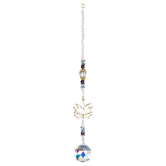 Lotus Crystal Suncatcher