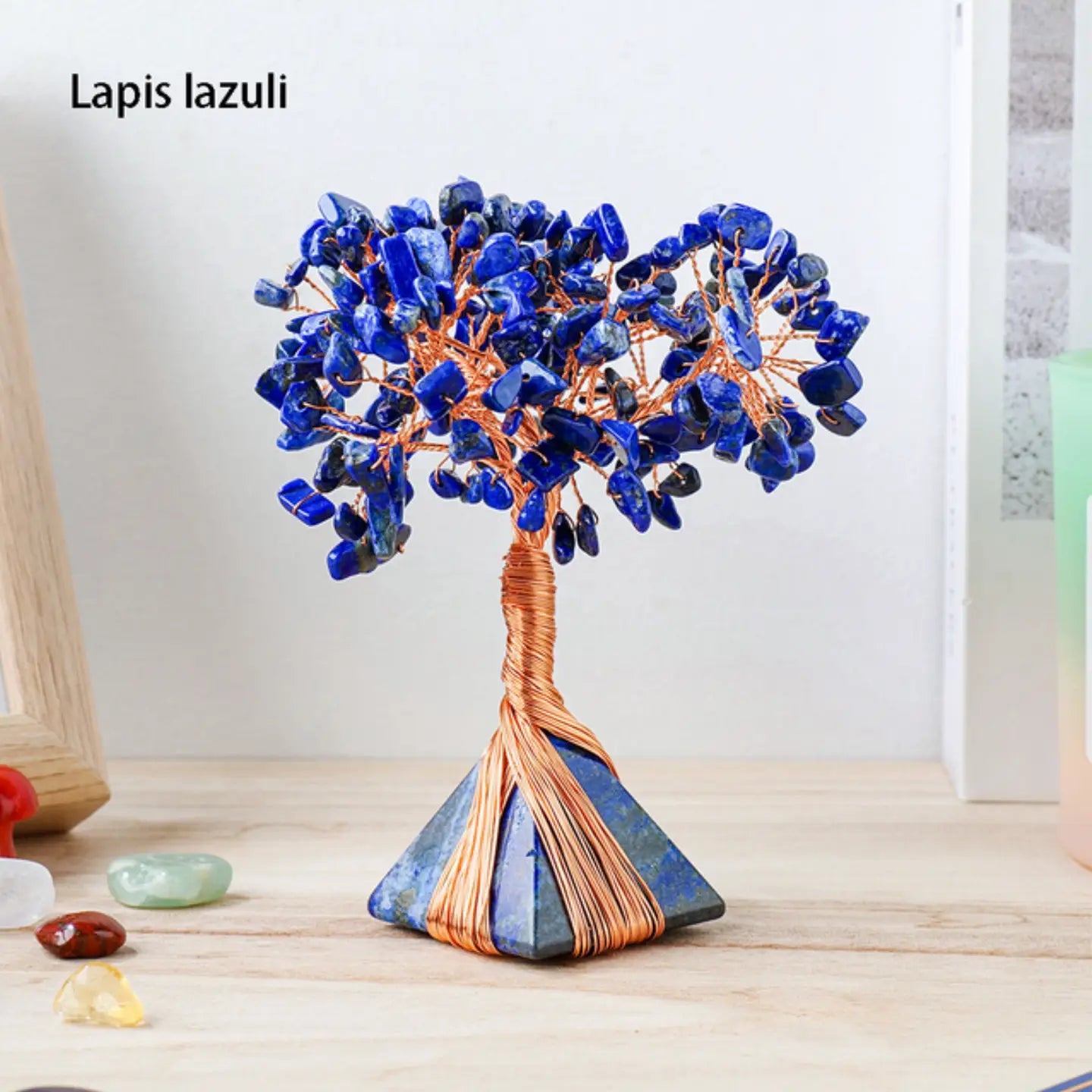 Tree of Life Pyramid Crystal Base