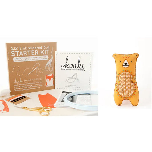 Embroidery Starter Kit - Bear