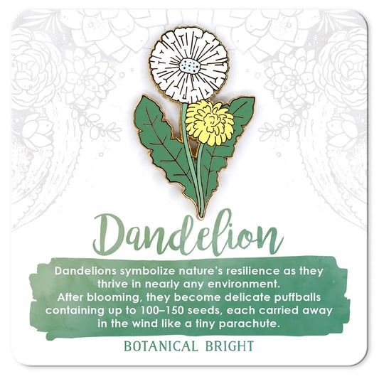 Dandelion Enamel Pin