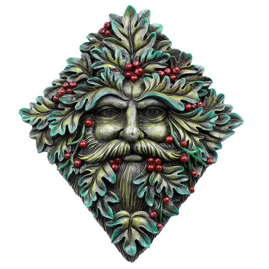 Greenman Plaque Berries