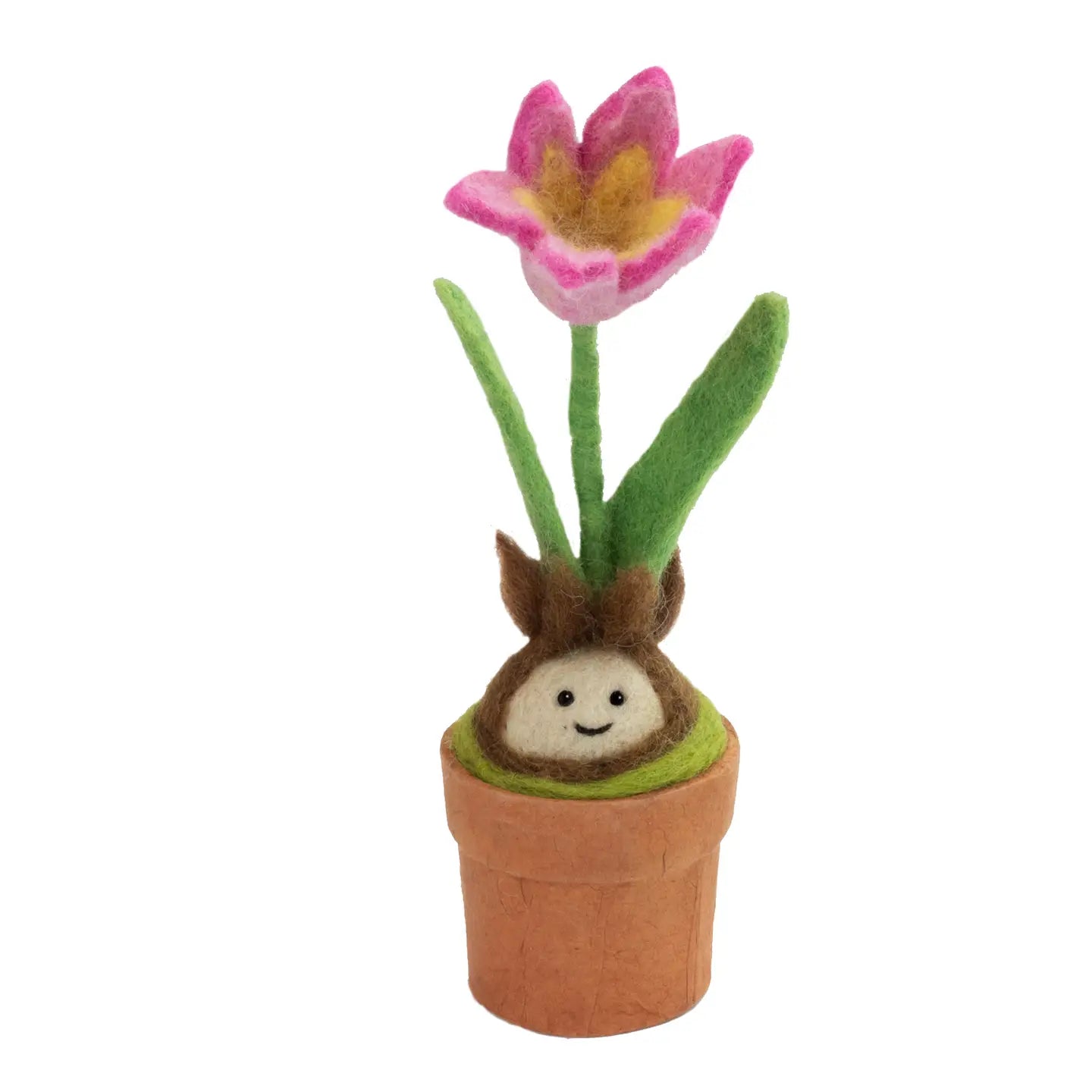 Tulip Felt Potted Flower