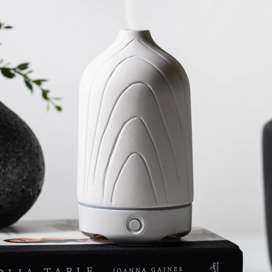White Ceramic Wave Diffuser